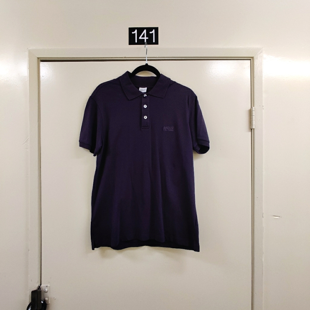 Armani Collezioni purple polo